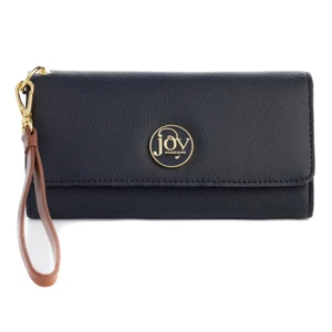 Joy Luxe Echtleder Dreifachfaltung Geldbörse mit RFID Schutz 611976-J - Bild 1 von 12