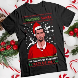 Grumpy Roy Keane Christmas T-Shirt Funny Ugly Mens and Womens Tee #MC - Picture 1 of 20