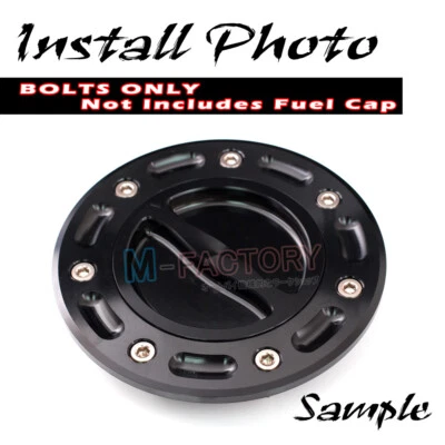 Titanium Billet CNC Gas Fuel Cap Bolts Fit VFR800 Fi 98-99 98 99 Foto 1 de 3