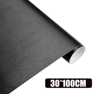 Waterproof Matt Brushed Aluminum Vinyl Car Sticker Wrap Sheet Film Decal Paper - Foto 1 di 16