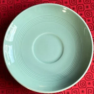 Woods Ware Beryl Demitasse Saucer Green Utility Ware Vintage - Replacements - Picture 1 of 6