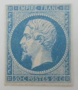 BRIEFMARKE FRANKREICH NR. 14A - NAPOLEON OHNE ZÄHNE - NEU OHNE SCHARNIER - Bild 1 von 2