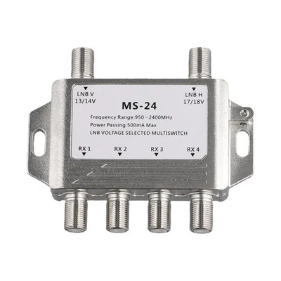 6X(2 in 4 Out DiSEqC 4X2  Satellite  Multiswitch LNB Voltage Selected8812 - Image 1 of 4