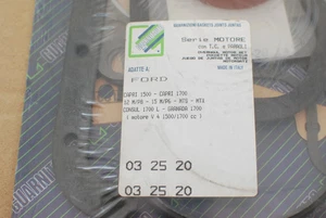 Ford V4 1500 1700 Capri Taunus Transit engine gaskets set with 2 head gaskets - Picture 1 of 2