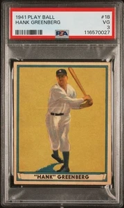 Play Ball Hank Greenberg 1941 - Imagen 1 de 2