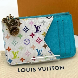 LOUIS VUITTON x Takashi Murakami 2025 LV x porta carte TM blu bianco M14171 JPN - Foto 1 di 8