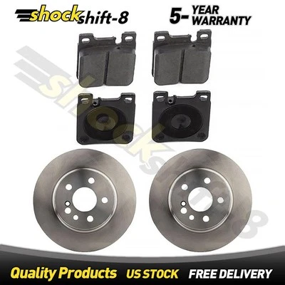 Rear Disc Rotors Brake Pads for Mercedes-Benz S500 5.0L 1994-1999 2005 - Image 1 of 4