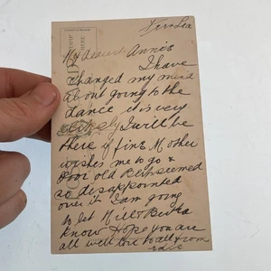 VINTAGE ORIGINAL Photo Postcard Letter Greeting Card WW1 WW2 Junk Journal - Picture 1 of 2