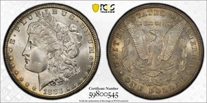 1883-CC MORGAN DOLLAR PCGS MS64 - Picture 1 of 3