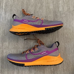 Nike React Pegasus Trail 4 Womens Size 9.5 Purple Orange Running Shoe DJ6159-500 - Picture 1 of 6