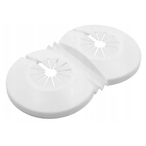 Doble Doble Universal 8-22mm Blanco Radiador Plástico Tubo de Agua Cubierta Collar Rosa - Imagen 1 de 3