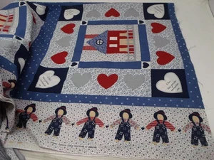 Panel de tela vintage Country Classics WHEN YOU REMEMBER ME Ameritex - Imagen 1 de 3