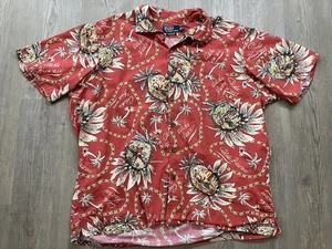 Vintage Polo Ralph Lauren geknöpftes Resorthemd mit Hawaii-Druck Herrengröße 2XL - Bild 1 von 6