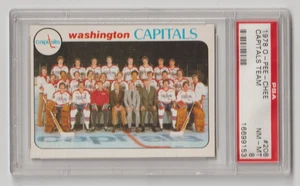 1978 O-Pee-Chee #208 Capitals Team Checklist PSA 8 - Picture 1 of 2