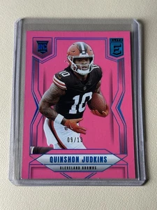 2025 Donruss Elite - Quinshon Judkins #121 Pink FOTL Parallel RC /13 Rookie - Bild 1 von 5