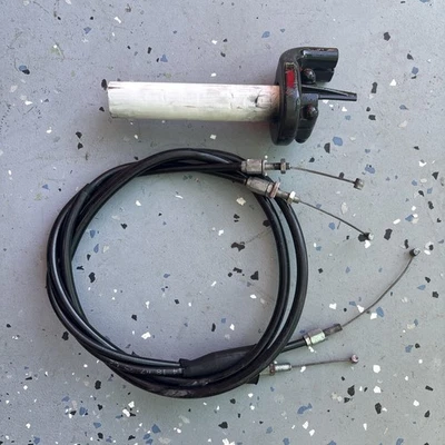 Honda Crf450R 2004 Throttle Tube and Cables Crf250r  02-08 - Image 1 of 4