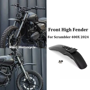 For Scrambler 400X SCRAMBLER 400 X 2024 Front High Mudguard Fender Cover Guard - Picture 1 of 8