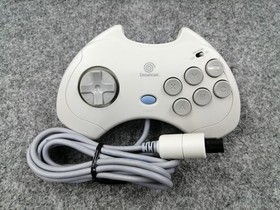 Dreamcast ASCII Pad FT Fighting Type Controller White Genuine Used JAPAN