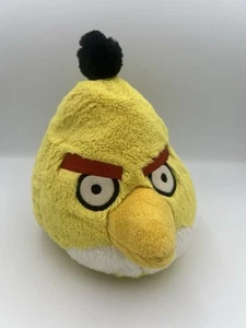 Angry Birds Plush 2010 Commonwealth Stuffed Animal Chuck Yellow Bird *NO SOUND* - Picture 1 of 9