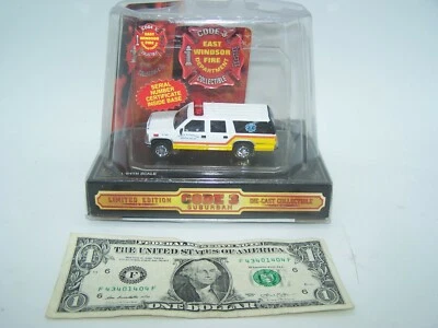 Code 3 City of East Windsor District Vehicle GMC Suburban - 1/64 - 1998 - Image 1 of 4