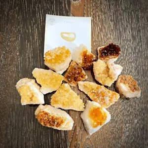 Raw Energising Citrine Crystal Healing Properties Chakra Feng Shui Cleansing - Picture 1 of 4