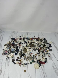 CRAFT BUTTONS: 50+ Odd Button Lot Mixed Set - Picture 1 of 12