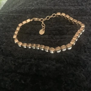 Namana Rose Gold Plated Tennis Bracelet for Women - Picture 1 of 7