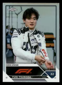 2023 Topps Chrome Formula 1 YUKI TSUNODA REFRACTOR #56 - Picture 1 of 2
