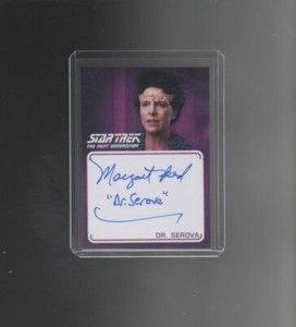 Star Trek TNG Archives & Inscriptions Margaret Reed autograph 