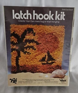 Nuevo en caja VALIANT CRAFTS kit gancho cierre 9646 VELERO 12" X 12" alfombra/pared - Imagen 1 de 3