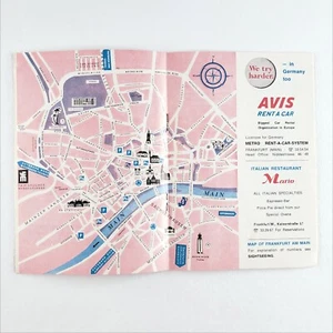 This Week In Germany Magazine 1960s Rhine-Main PIA Map German Ads Guide DE B2003 - Picture 1 of 10
