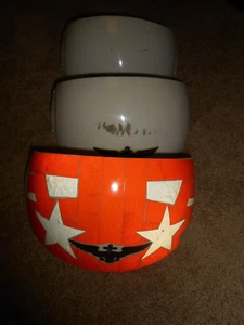 3 fundas de visera grandes usadas para casco de vuelo Gentex voladores de la Marina de los Estados Unidos - Imagen 1 de 5