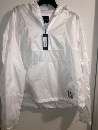 Autentica con etichette Versace bianca giacca outdoor uomo felpa con cappuccio vendita al dettaglio $1695 taglia 56