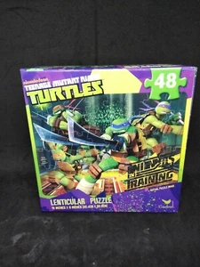 Nickelodeon Teenage Mutant Ninja Turtles 3-D Lenticular Jigsaw Puzzle 48 Piece - Picture 1 of 5