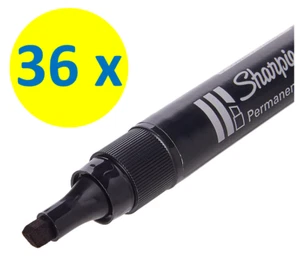 Sharpie W10 schwarze Permanentmeißelspitze - Bild 1 von 11