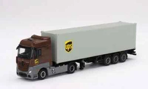 Camión UPS Mini GT Mercedes-Benz Actros 1/64 con contenedor seco de 40 pies MGT00705 - Imagen 1 de 1