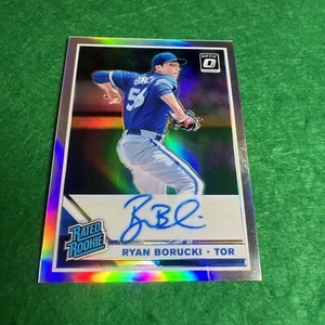 RYAN BORUCKI DONRUSS AUTÓGRAFO DE NOVATO CON CLASIFICACIÓN ÓPTICA AUTOMÁTICO RC BLUE JAYS CHICAGO CUBS - Imagen 1 de 7