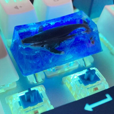 1 PC Whale Fall Theme Keycap Resin 2x Backspace OEM Heigh For Cherry MX Keyboard - Image 1 of 4