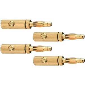 Oehlbach 3009 Connettore per altoparlanti Spina dritta Numero Poli (num): 3 Oro - Foto 1 di 1