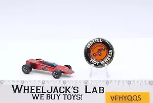 Lotus Turbine Spectraflame Red 1969 Redline Hot Wheels Mattel Vintage RL Button - Picture 1 of 6