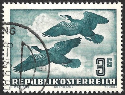 Austria Scott C57 correo aéreo usado en estado bastante bueno/exf emitido 1953 Foto 1 de 2