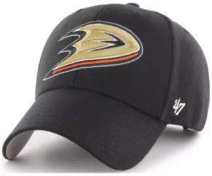 47 Brand MVP Anaheim Ducks D Logo Black mighty of Curved Visor Cap - Bild 1 von 1