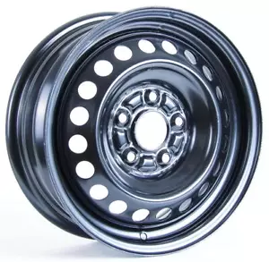 15 Inch Black Steel Wheel Rim for Honda CR-V, 15x6 5x114.3 5 Lug Hubcentric Rim - Picture 1 of 2