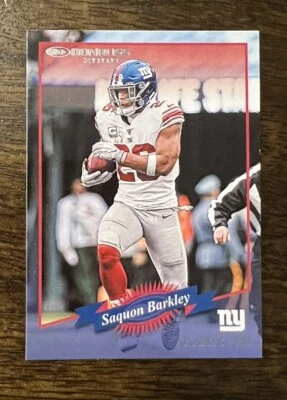 2020 Panini Donruss Saquon Barkley RETRO 2000 INSERT New York Giants #R2K-SB - Image 1 of 2