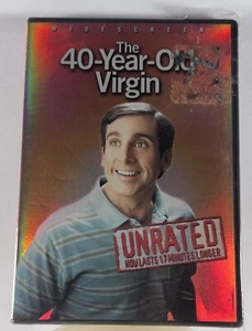 The 40 Year Old Virgin (Unrated) (DVD, 2005) Steve Carell Widescreen SEALED - Imagen 1 de 2