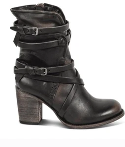 Freebird by Steven Baker Belted Inside Zip Western Boots Dark Brown Size US 9 - Picture 1 of 13