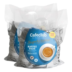 Caféclub Kaffeepads Megabeutel NATURMILD 2 x 100 Pads (für SENSEO) Cafeclub - Bild 1 von 1