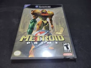 Metroid Prime 1 Etiqueta Negra Nintendo Gamecube EX+NM Estado COMPLETO! - Imagen 1 de 3