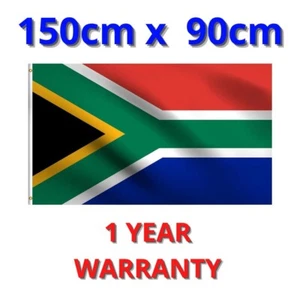 Premium Large South African Flag Heavy Duty Outdoor 90cm x 150cm South Africa - Picture 1 of 10