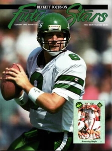 Beckett Focus on Future Stars Magazin #18 Oktober 1992 Browning Nagle - Bild 1 von 1